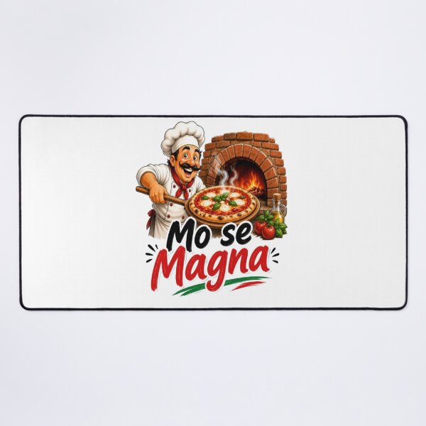 Item preview, Mo se Magna – Funny Italian Pizza Chef Graphic designed and sold by RipantinaFantasy .