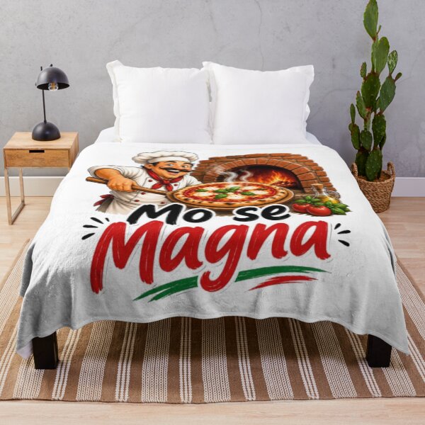 Item preview, Mo se Magna – Funny Italian Pizza Chef Graphic designed and sold by RipantinaFantasy .