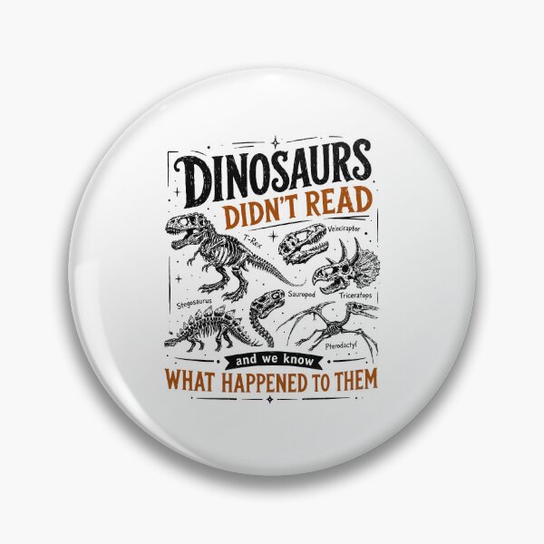 Item preview, Dinosaurs Didn't Read And We Know  What Happened To Them, Funny Dinosaur Skeleton Tee, Reading Teacher designed and sold by kennedy-brook.