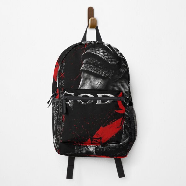 Item preview, Norse Warrior with Battle Axe | Red & Black Viking Fantasy Art designed and sold by NBT-NOVA.