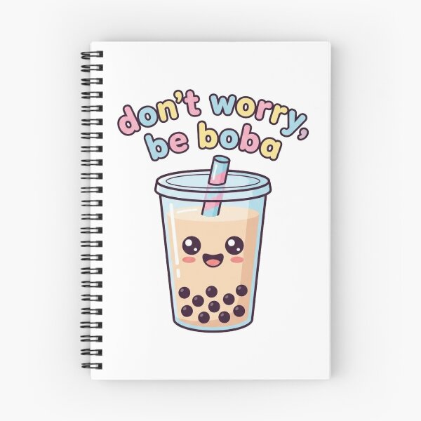 Item preview, Don't Worry, Be Boba Cute Kawaii Bubble Tea Sticker | Funny Milk Tea Cartoon Design designed and sold by morning sun.
