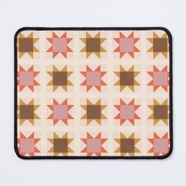 Item preview, Muted Summer Palette Sawtooth Star Pattern designed and sold by YesButNo Design.