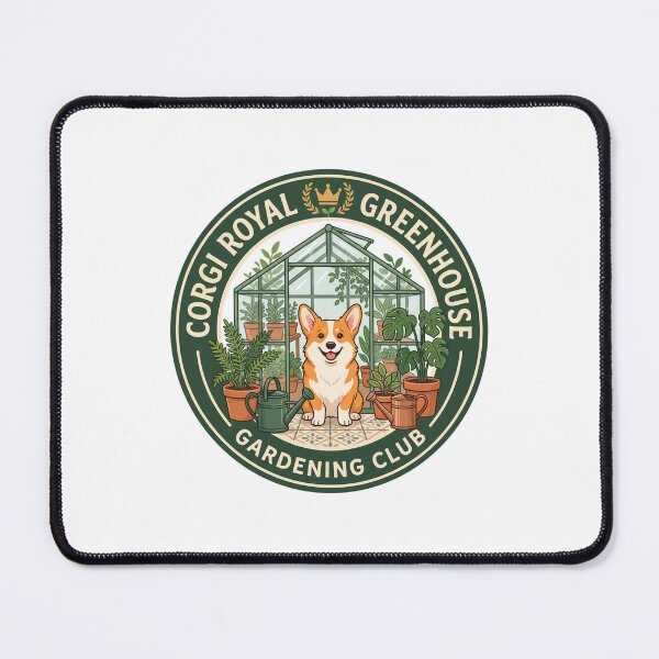 Item preview, Corgi Royal Greenhouse Gardening Club Potted Fern designed and sold by PictoVibe.