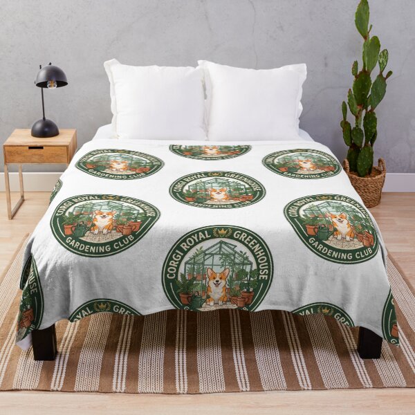 Item preview, Corgi Royal Greenhouse Gardening Club Potted Fern designed and sold by PictoVibe.