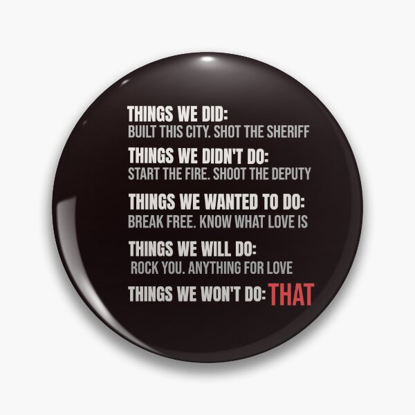 Item preview, THINGS WE DID... THINGS WE DIDN'T DO... THINGS WE WANTED TO DO... | RETRO SARCASM SERIES — CLASSIC ROCK EDITION designed and sold by WitLounge.