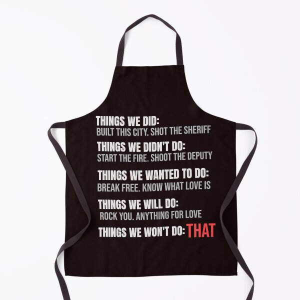 Item preview, THINGS WE DID... THINGS WE DIDN'T DO... THINGS WE WANTED TO DO... | RETRO SARCASM SERIES — CLASSIC ROCK EDITION designed and sold by WitLounge.