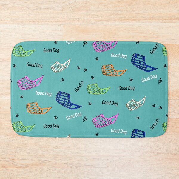 Item preview, Good Dogs Wear Muzzles Repeating Pattern for Dog Trainers and Dog Lovers  designed and sold by yashiki.