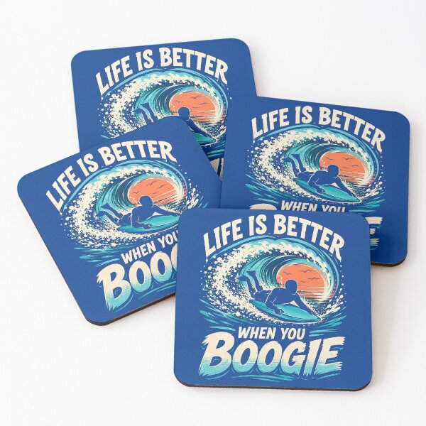 Item preview, Life Is Better When You Boogie Surf Vibes designed and sold by Victor Shadehorn.