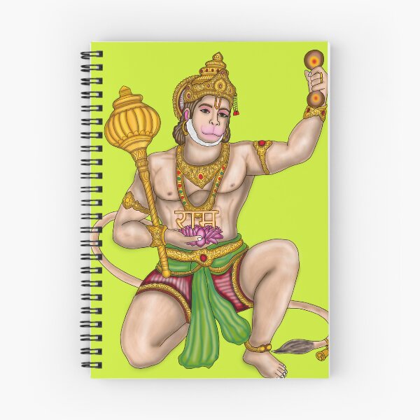 Item preview, Hanuman Artwork | Divine Hindu God Digital Painting Illustration designed and sold by Harshit_Digital_Arts.