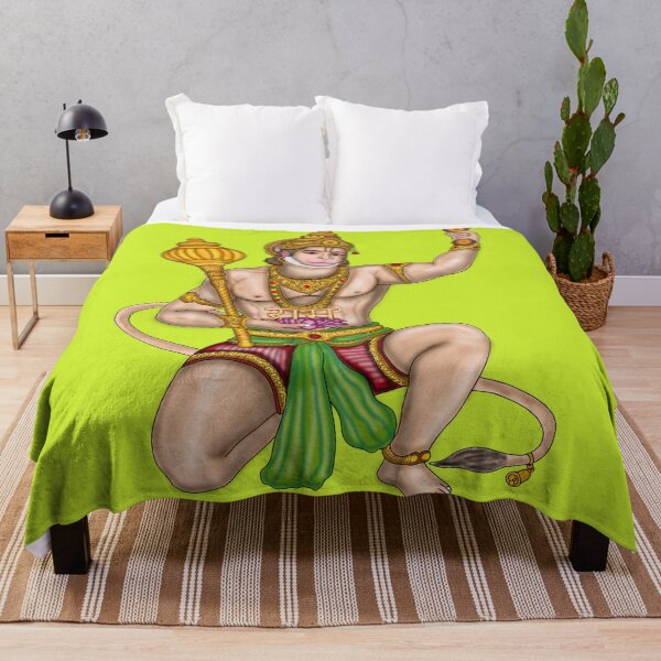 Item preview, Hanuman Artwork | Divine Hindu God Digital Painting Illustration designed and sold by Harshit_Digital_Arts.