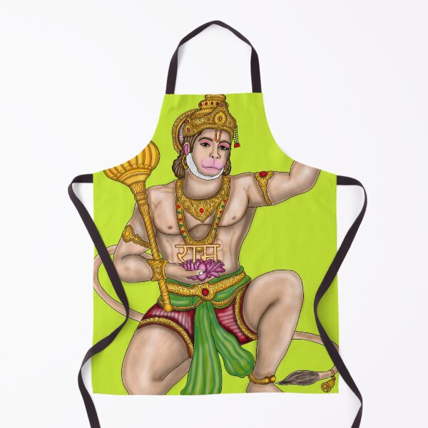 Item preview, Hanuman Artwork | Divine Hindu God Digital Painting Illustration designed and sold by Harshit_Digital_Arts.