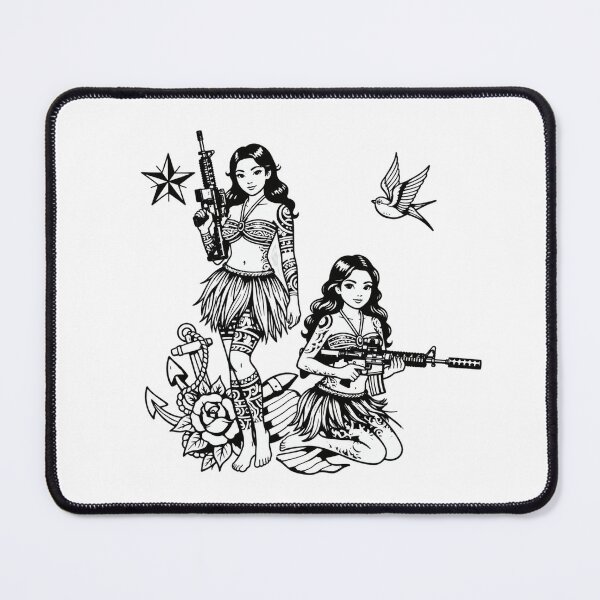 Item preview, Island Girls Tactical Black & White designed and sold by MS-6.