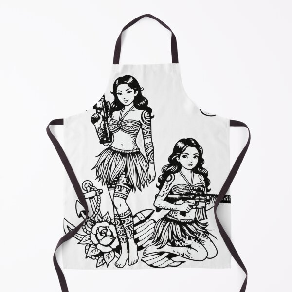 Item preview, Island Girls Tactical Black & White designed and sold by MS-6.