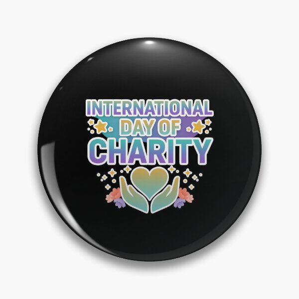 Item preview, International Day Charity Kindness Giving Heart Graphic designed and sold by MagicSD Designs.