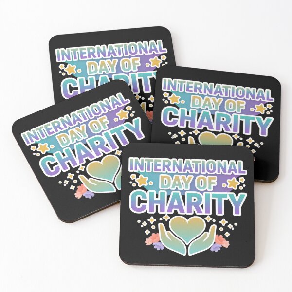 Item preview, International Day Charity Kindness Giving Heart Graphic designed and sold by MagicSD Designs.