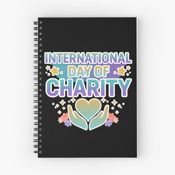 Item preview, International Day Charity Kindness Giving Heart Graphic designed and sold by MagicSD Designs.