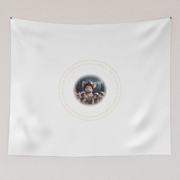 Item preview, The Pit Crew — Cute Helmet Mice designed and sold by The Cosy co..