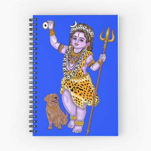 Item preview, Lord Bhairava Artwork | Fierce Hindu Deity Digital Painting Illustration designed and sold by Harshit_Digital_Arts.