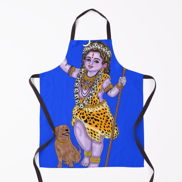 Item preview, Lord Bhairava Artwork | Fierce Hindu Deity Digital Painting Illustration designed and sold by Harshit_Digital_Arts.