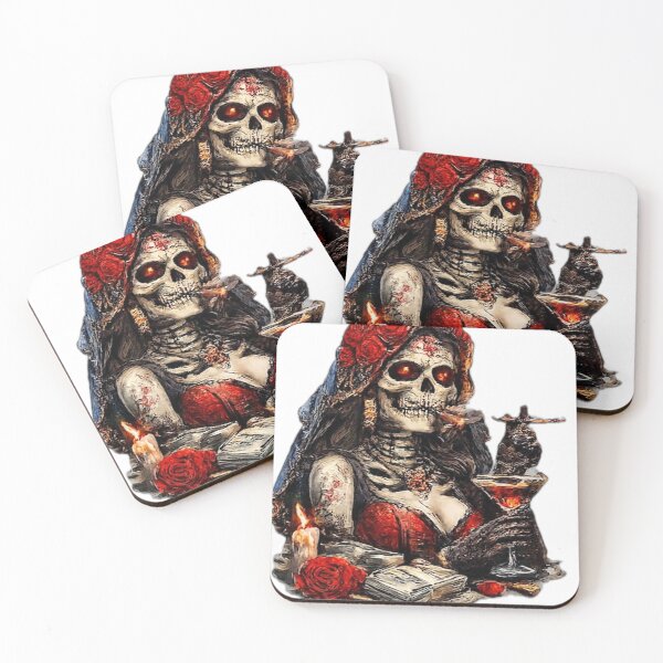 Item preview, Elegant Gothic Lady Skeleton with Rose designed and sold by DailyDoodlesBySumbul.