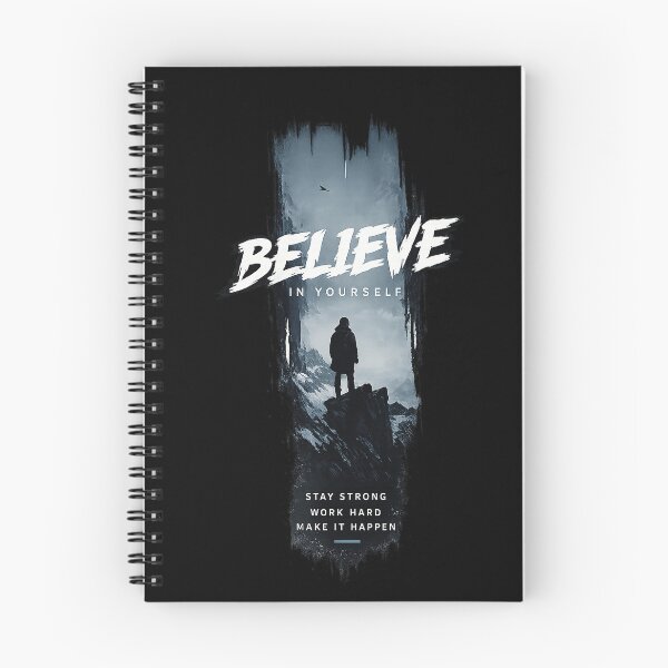 Item preview, Believe in Yourself Motivation T-Shirt | Stay Strong Work Hard Inspirational Graphic designed and sold by NBT-NOVA.