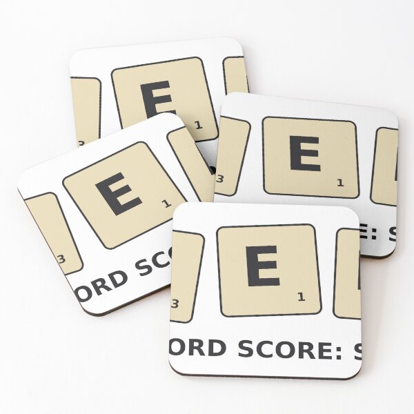 Item preview, Meh Letter Tiles Funny Deadpan Wordplay designed and sold by deadpansupplyco.