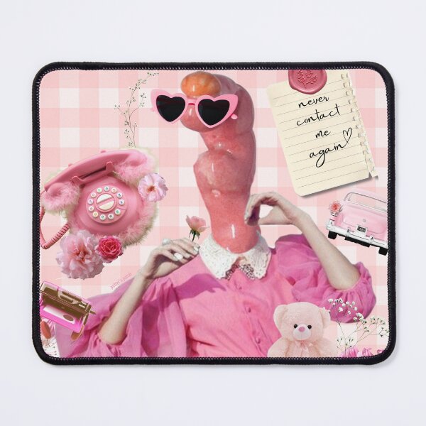 Item preview, never contact me again diva worm cute collage designed and sold by potterspatch.