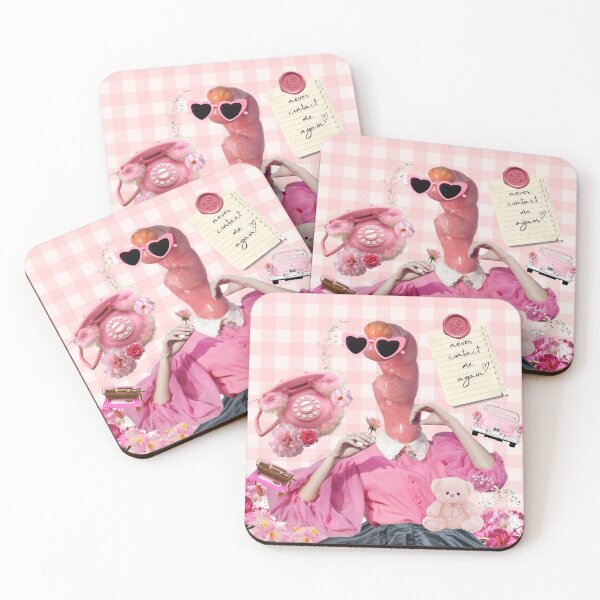 Item preview, never contact me again diva worm cute collage designed and sold by potterspatch.