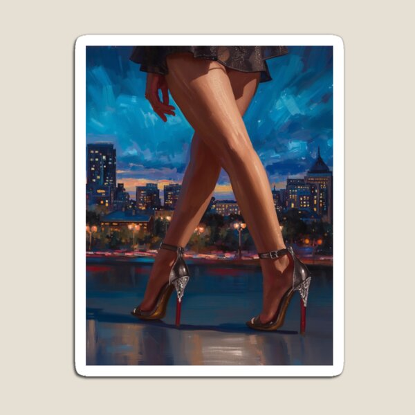 Item preview, Woman in high heels designed and sold by Ricewantstea.