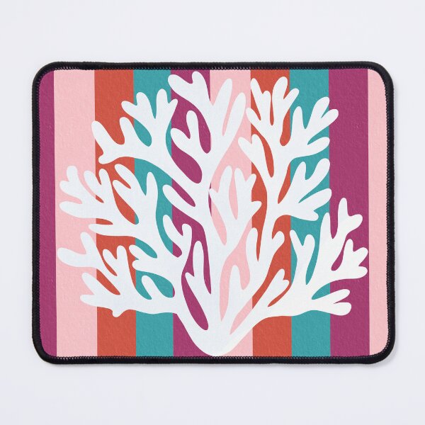 Item preview, White aral and color stripes designed and sold by Ana Gorozpe.