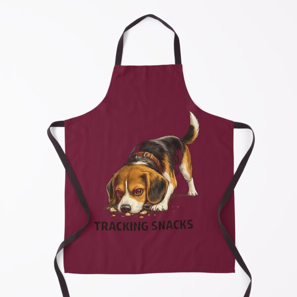 Item preview, Funny Beagle Tracking Snacks | Cute Beagle Dog Lover Gift | Food Loving Puppy Cartoon | Funny Pet Illustration designed and sold by ArtByTripti.