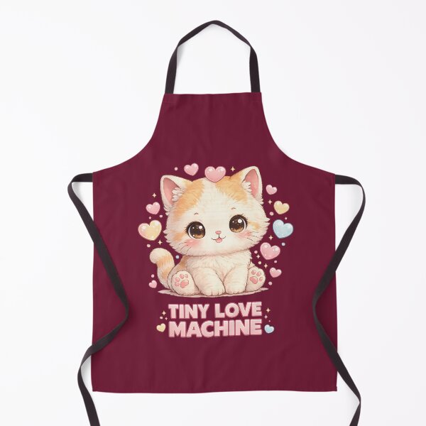 Item preview, Tiny Love Machine Cute Kitten | Kawaii Cat Lover Gift | Adorable Fluffy Cat Cartoon | Sweet Pet Illustration designed and sold by ArtByTripti.