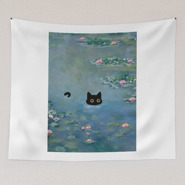 Item preview, cat monet designed and sold by PurrfectHome.