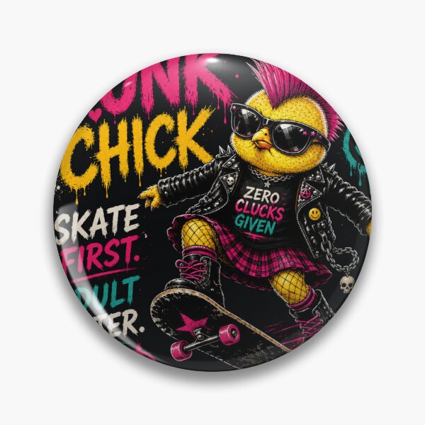 Item preview, Punk Chick – Skate First. Adult Later. designed and sold by Sanctum Icons.