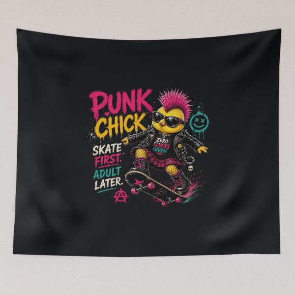 Item preview, Punk Chick – Skate First. Adult Later. designed and sold by Sanctum Icons.