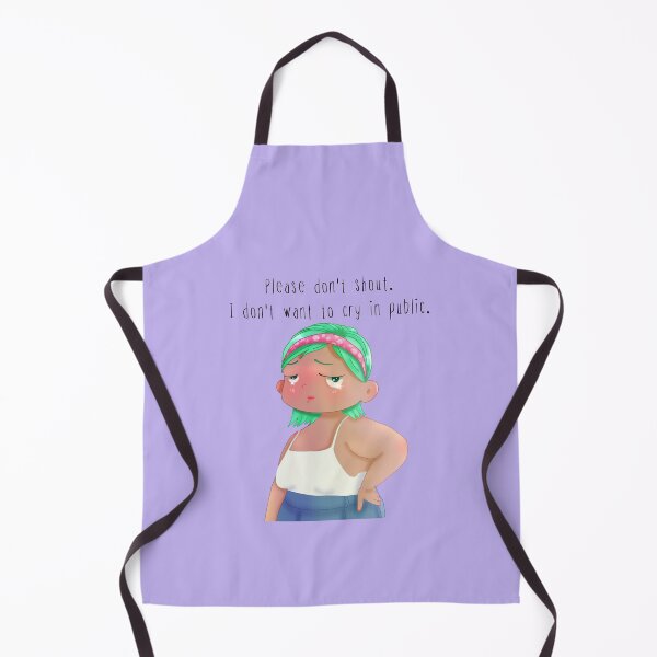 Item preview, Please Don’t Shout. I Don’t Want to Cry in Public designed and sold by MARIANNE LIM.