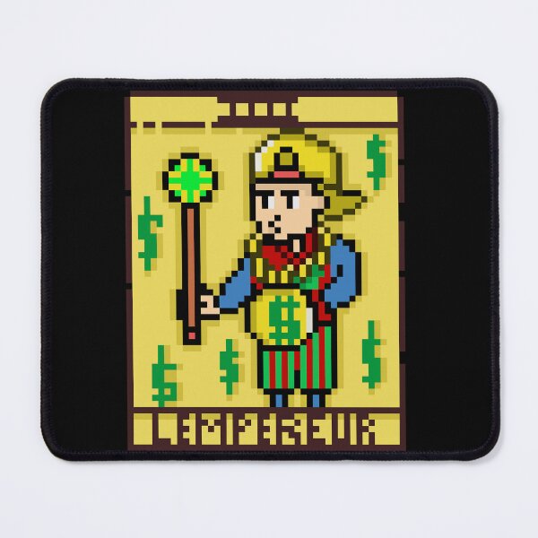 Item preview, The Emperor Tarot Card L'Empereur Marseille Pixel Art designed and sold by RetroRlx.
