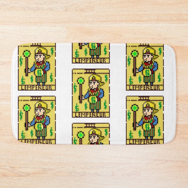 Item preview, The Emperor Tarot Card L'Empereur Marseille Pixel Art designed and sold by RetroRlx.