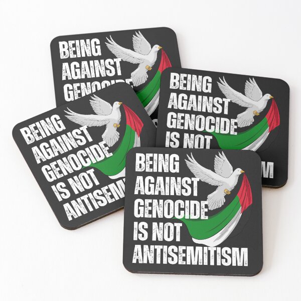 Item preview, Being Against Genocide is not Antisemitism - Free Palestine Protest Merch designed and sold by Forbidden Merch.