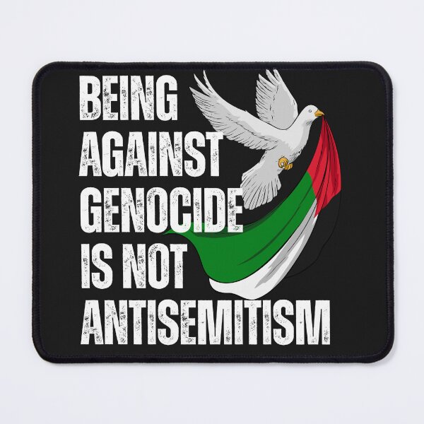 Item preview, Being Against Genocide is not Antisemitism - Free Palestine Protest Merch designed and sold by Forbidden Merch.