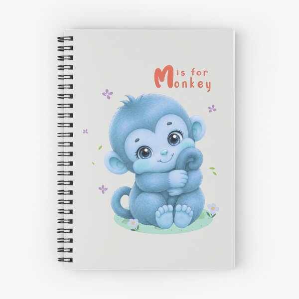 Item preview, Cute Monkey Alphabet Letter M Animal Kids Toddler Design | Preschool Shirts designed and sold by SassiBermark.