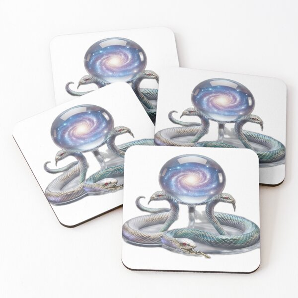 Item preview, Galactic Crystal Ball with Serpent designed and sold by DailyDoodlesBySumbul.