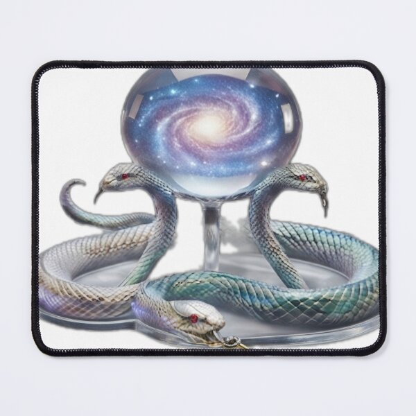 Item preview, Galactic Crystal Ball with Serpent designed and sold by DailyDoodlesBySumbul.