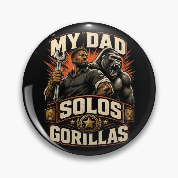 Item preview, My Dad Solos Gorillas Tough Dad Humor designed and sold by Victor Shadehorn.