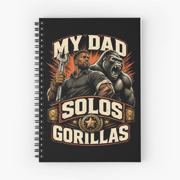 Item preview, My Dad Solos Gorillas Tough Dad Humor designed and sold by Victor Shadehorn.