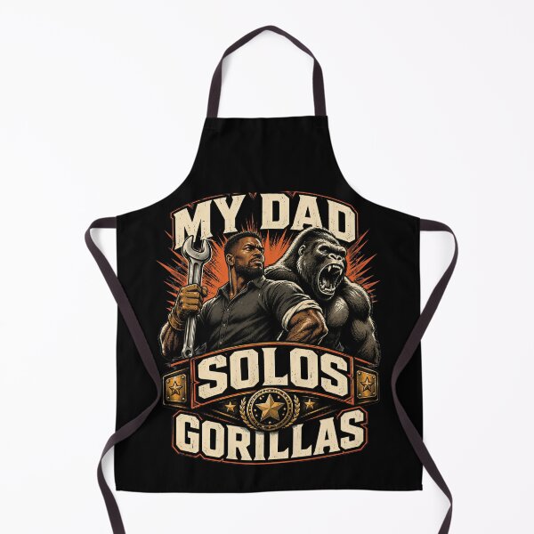 Item preview, My Dad Solos Gorillas Tough Dad Humor designed and sold by Victor Shadehorn.