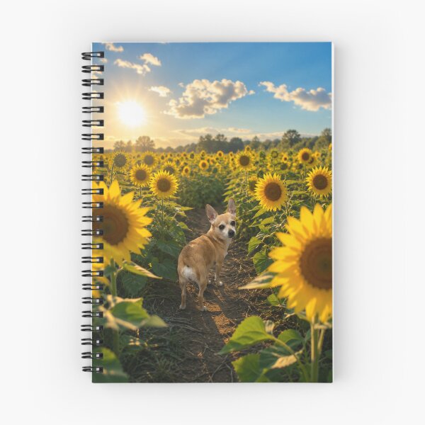 Item preview, Chihuahua in a sunny sunflower field designed and sold by APDQC.