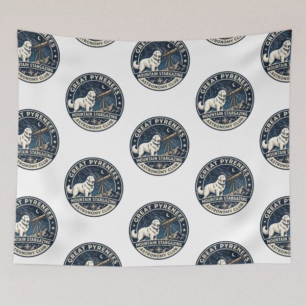 Item preview, Great Pyrenees Mountain Stargazing Astronomy Telescope designed and sold by PictoVibe.