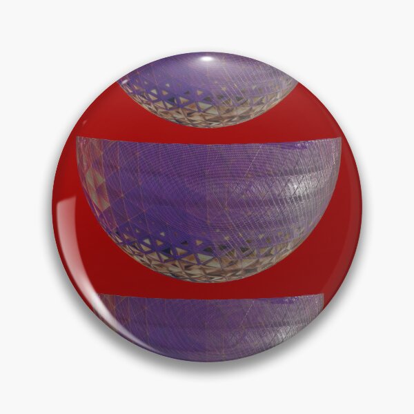 Item preview, Abstract Art Purple Geometric Sphere designed and sold by StylishDecor.
