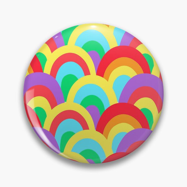 Item preview, Colorful Retro Rainbow Pattern | Groovy 70s Seamless Rainbow Design | Bright Boho Aesthetic designed and sold by RJACreative.